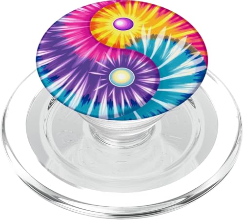 Batik-Meditationssymbol Yin Yang – Hippie Zen Meditation Symbol PopSockets PopGrip für MagSafe Batik-Meditationssymbol Yin Yang – Hippie Zen Meditation Symbol PopSockets PopGrip für MagSafe von Live It Designs