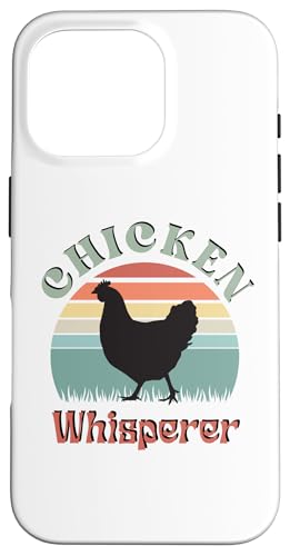 Chicken Whisperer, Funny Spruch w Sunset for Backyard Farmer Hülle für iPhone 16 Pro Chicken Whisperer, Funny Spruch w Sunset for Backyard Farmer Hülle für iPhone 16 Pro von Live It Designs