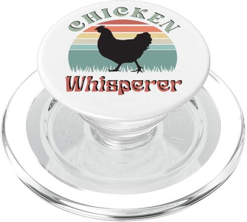 Chicken Whisperer, Funny Spruch w Sunset for Backyard Farmer PopSockets PopGrip für MagSafe Chicken Whisperer, Funny Spruch w Sunset for Backyard Farmer PopSockets PopGrip für MagSafe von Live It Designs
