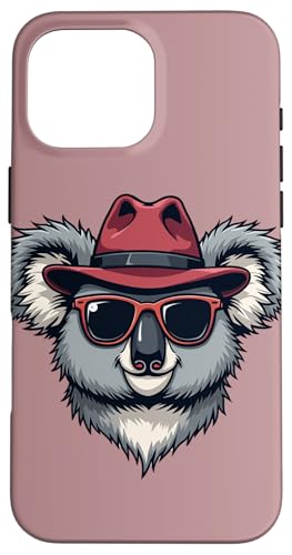 Cooler Koalabär mit Fedora-Hut und Sonnenbrille Hülle für iPhone 16 Pro Max Cooler Koalabär mit Fedora-Hut und Sonnenbrille Hülle für iPhone 16 Pro Max von Live It Designs