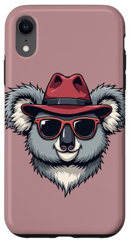 Cooler Koalabär mit Fedora-Hut und Sonnenbrille Hülle für iPhone XR Cooler Koalabär mit Fedora-Hut und Sonnenbrille Hülle für iPhone XR von Live It Designs