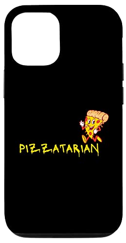 Funny Cartoon - Pizzatarian - Pizzatarian - für Pizza-Liebhaber Hülle für iPhone 12/12 Pro von Live It Designs