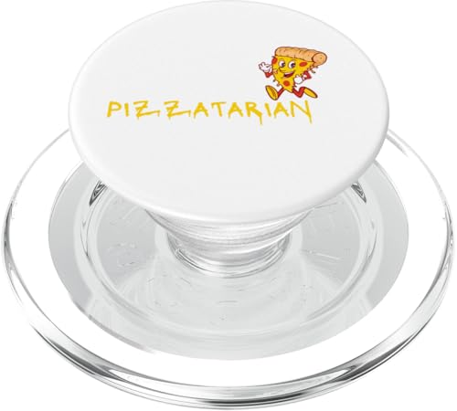 Funny Cartoon - Pizzatarian - Pizzatarian - für Pizza-Liebhaber PopSockets PopGrip für MagSafe Funny Cartoon - Pizzatarian - Pizzatarian - für Pizza-Liebhaber PopSockets PopGrip für MagSafe von Live It Designs