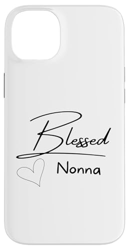 Gesegnete italienische Großmutter, Nonna, Oma, Herzgrafik Hülle für iPhone 14 Plus von Live It Designs