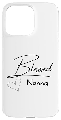 Gesegnete italienische Großmutter, Nonna, Oma, Herzgrafik Hülle für iPhone 15 Pro Max Gesegnete italienische Großmutter, Nonna, Oma, Herzgrafik Hülle für iPhone 15 Pro Max von Live It Designs