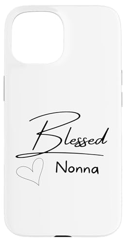 Gesegnete italienische Großmutter, Nonna, Oma, Herzgrafik Hülle für iPhone 15 Gesegnete italienische Großmutter, Nonna, Oma, Herzgrafik Hülle für iPhone 15 von Live It Designs