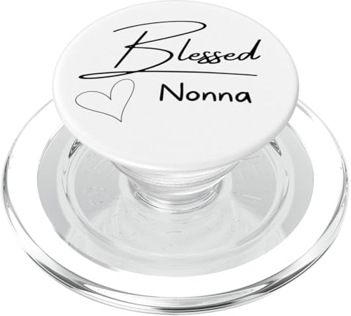 Gesegnete italienische Großmutter, Nonna, Oma, Herzgrafik PopSockets PopGrip für MagSafe Gesegnete italienische Großmutter, Nonna, Oma, Herzgrafik PopSockets PopGrip für MagSafe von Live It Designs