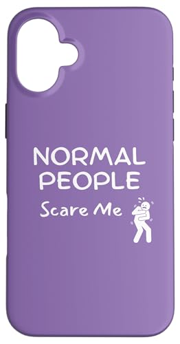 Normal People Scare Me, Be Different - Lustiger Spruch - Einzigartig Hülle für iPhone 16 Plus Normal People Scare Me, Be Different - Lustiger Spruch - Einzigartig Hülle für iPhone 16 Plus von Live It Designs