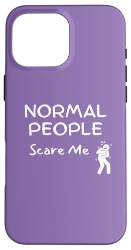Normal People Scare Me, Be Different - Lustiger Spruch - Einzigartig Hülle für iPhone 16 Pro Max Normal People Scare Me, Be Different - Lustiger Spruch - Einzigartig Hülle für iPhone 16 Pro Max von Live It Designs