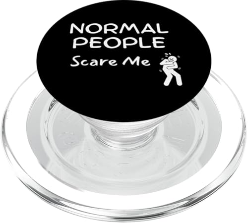 Normal People Scare Me, Be Different - Lustiger Spruch - Einzigartig PopSockets PopGrip für MagSafe Normal People Scare Me, Be Different - Lustiger Spruch - Einzigartig PopSockets PopGrip für MagSafe von Live It Designs
