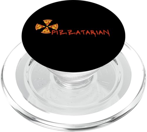 Pizzatarisches lustiges Design für Pizza-Liebhaber PopSockets PopGrip für MagSafe Pizzatarisches lustiges Design für Pizza-Liebhaber PopSockets PopGrip für MagSafe von Live It Designs