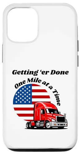 Semi Commercial Truck Driver, Big Rig Trucker, USA Flagge Hülle für iPhone 12/12 Pro Semi Commercial Truck Driver, Big Rig Trucker, USA Flagge Hülle für iPhone 12/12 Pro von Live It Designs