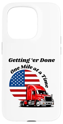 Semi Commercial Truck Driver, Big Rig Trucker, USA Flagge Hülle für iPhone 15 Pro Semi Commercial Truck Driver, Big Rig Trucker, USA Flagge Hülle für iPhone 15 Pro von Live It Designs