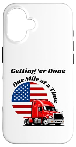 Semi Commercial Truck Driver, Big Rig Trucker, USA Flagge Hülle für iPhone 16 Semi Commercial Truck Driver, Big Rig Trucker, USA Flagge Hülle für iPhone 16 von Live It Designs