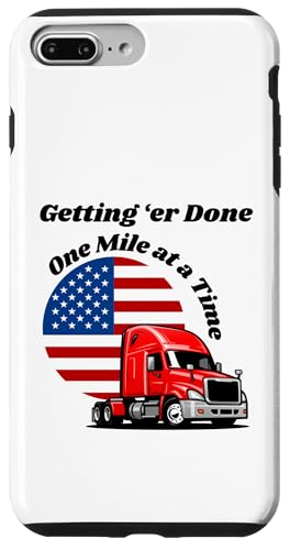 Semi Commercial Truck Driver, Big Rig Trucker, USA Flagge Hülle für iPhone 7 Plus/8 Plus Semi Commercial Truck Driver, Big Rig Trucker, USA Flagge Hülle für iPhone 7 Plus/8 Plus von Live It Designs