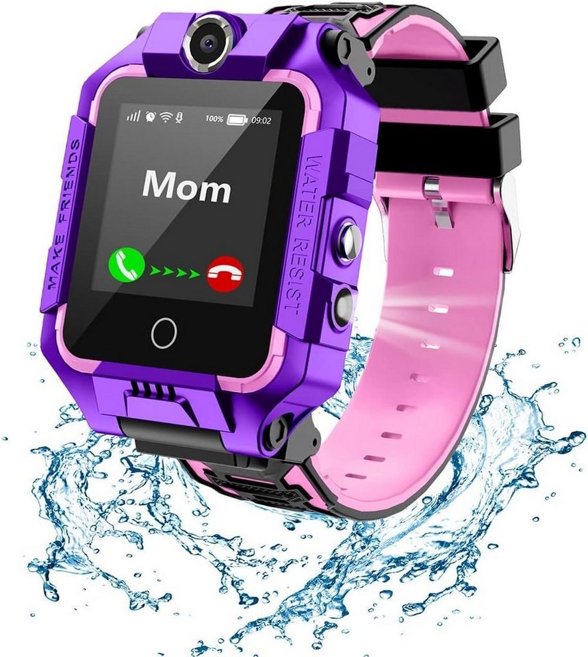 LiveGo Smartwatch (Android), mit GPS-Tracker Smartwatch für Jungen& Mädchen 4G Video Telefonanruf von LiveGo
