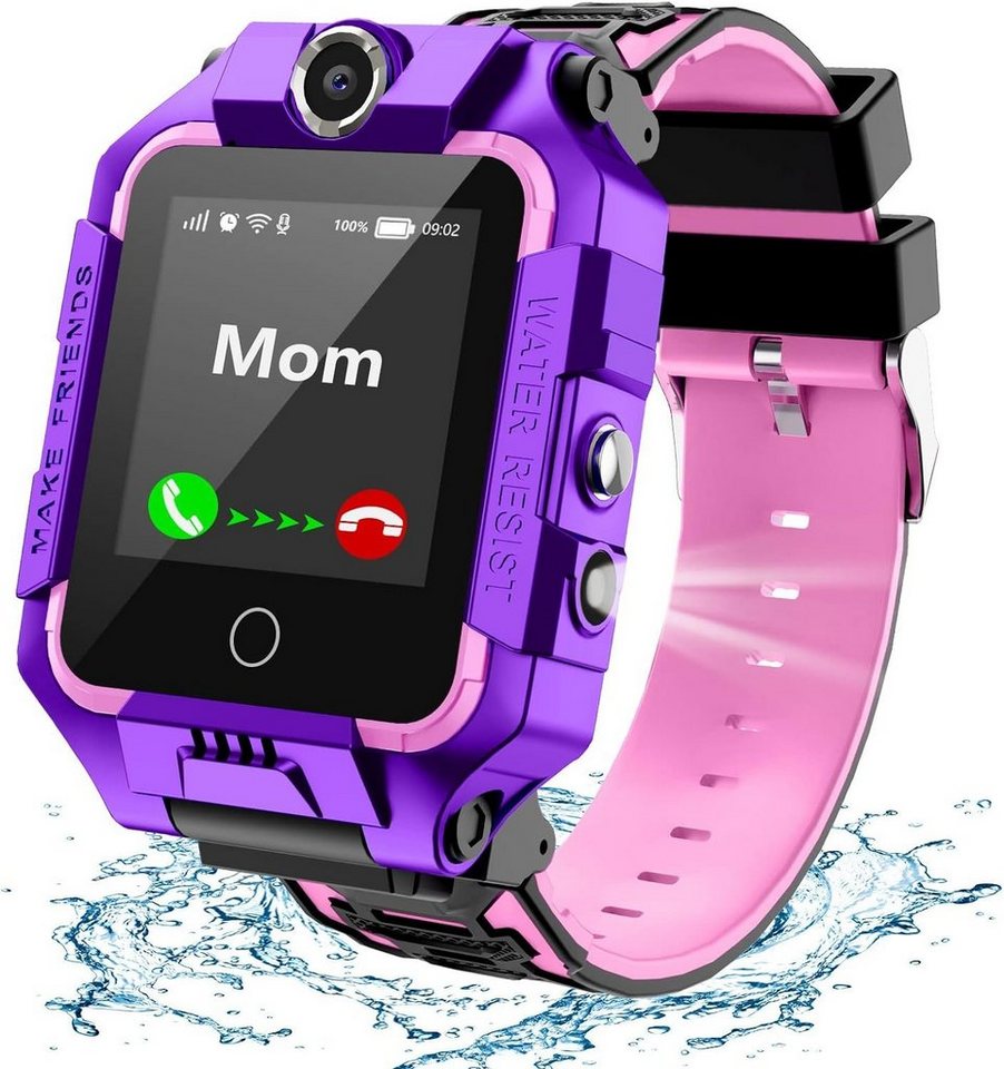 LiveGo Smartwatch (Android, iOS), Smartwatch-Telefon mit 360° Drehbarem,GPS-Tracker,3-12 Jährige Schüler von LiveGo