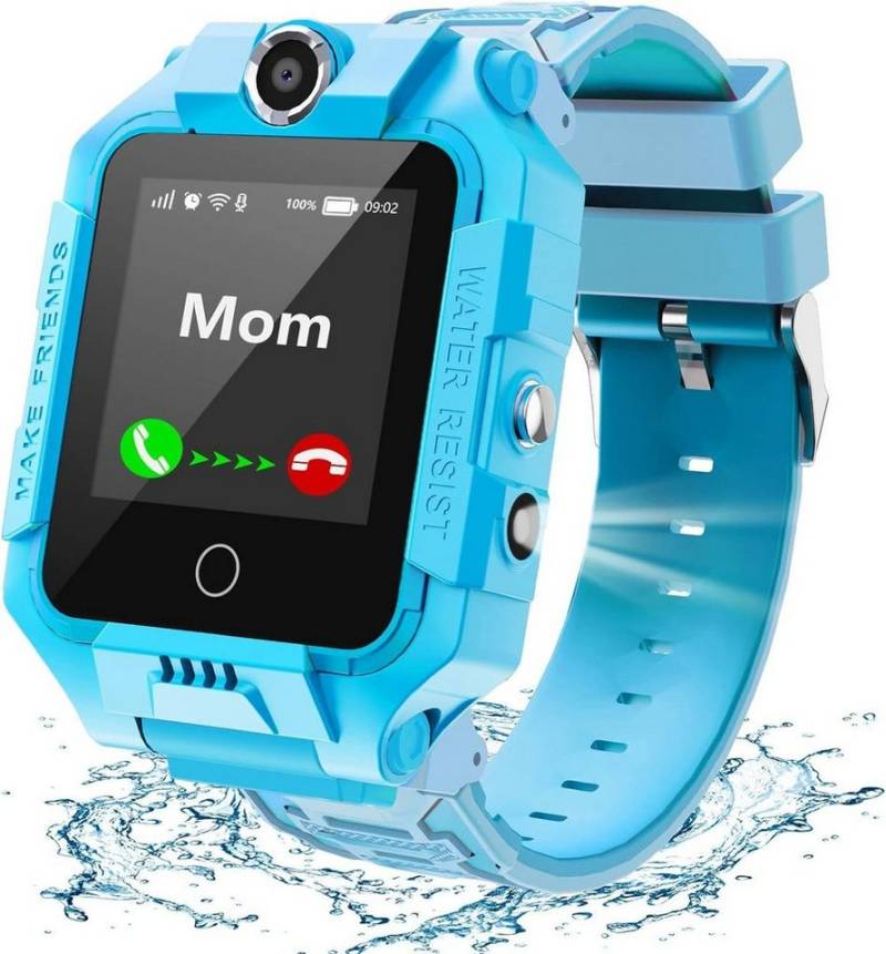 LiveGo Smartwatch (Anroid, iOS), Telefon mit 360° Drehbarem,GPS-Tracker,3-12 Jährige Schüler Sicheres von LiveGo