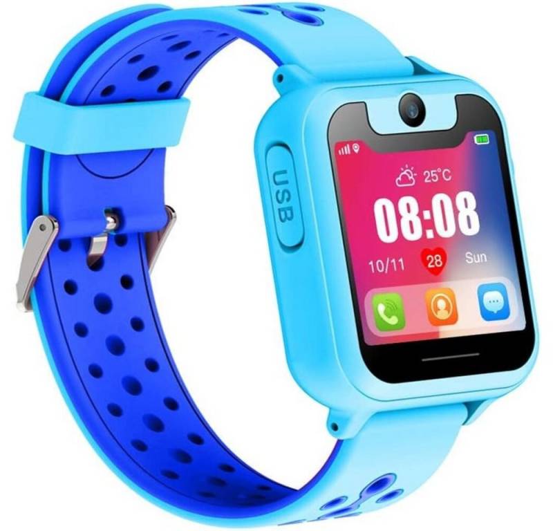 LiveGo Smartwatch (Smartphone), für Kinder, Wasserdicht, Sicher mit GPS-Tracker, Anrufe, SOS-Kamera von LiveGo