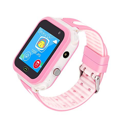 LiveGo Smartwatch für Kinder, Wasserdicht, Sicher, Smartwatch mit GPS-Tracker, Anrufe, SOS-Kamera für Kinder, Studenten im Alter von 3–12 Jahren(S10 rosa) von LiveGo