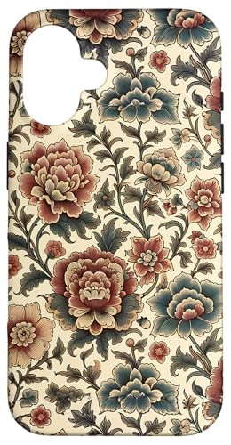Antikes Blumenmuster Hülle für iPhone 16 Antikes Blumenmuster Hülle für iPhone 16 von LiveHappy