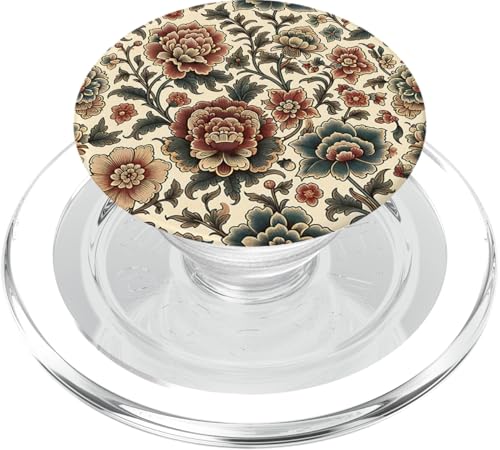 Antikes Blumenmuster PopSockets PopGrip für MagSafe von LiveHappy