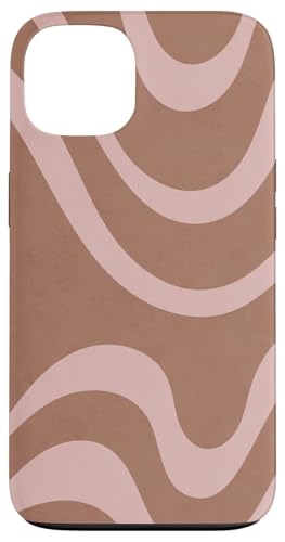 Mokka Mousse Gelato Mauve Pastellfarben Swirl Linien Minimal Hülle für iPhone 13 Mokka Mousse Gelato Mauve Pastellfarben Swirl Linien Minimal Hülle für iPhone 13 von LiveHappy