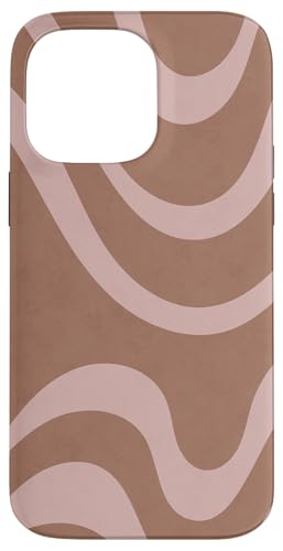 Mokka Mousse Gelato Mauve Pastellfarben Swirl Linien Minimal Hülle für iPhone 14 Pro Max Mokka Mousse Gelato Mauve Pastellfarben Swirl Linien Minimal Hülle für iPhone 14 Pro Max von LiveHappy