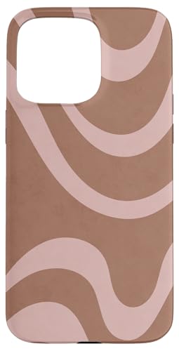 Mokka Mousse Gelato Mauve Pastellfarben Swirl Linien Minimal Hülle für iPhone 15 Pro Max Mokka Mousse Gelato Mauve Pastellfarben Swirl Linien Minimal Hülle für iPhone 15 Pro Max von LiveHappy
