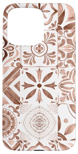 Mokka Mousse Hellbraun Weiß Farbe Marokkanisches Fliesenmuster Hülle für iPhone 15 Pro Max Mokka Mousse Hellbraun Weiß Farbe Marokkanisches Fliesenmuster Hülle für iPhone 15 Pro Max von LiveHappy