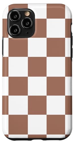 Mokka-Mousse und weißes Schachbrettmuster Hülle für iPhone 11 Pro Mokka-Mousse und weißes Schachbrettmuster Hülle für iPhone 11 Pro von LiveHappy