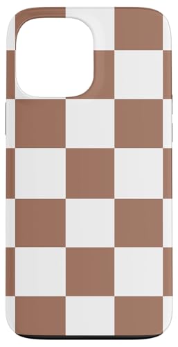 Mokka-Mousse und weißes Schachbrettmuster Hülle für iPhone 13 Pro Max Mokka-Mousse und weißes Schachbrettmuster Hülle für iPhone 13 Pro Max von LiveHappy