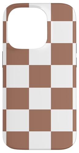 Mokka-Mousse und weißes Schachbrettmuster Hülle für iPhone 14 Pro Mokka-Mousse und weißes Schachbrettmuster Hülle für iPhone 14 Pro von LiveHappy