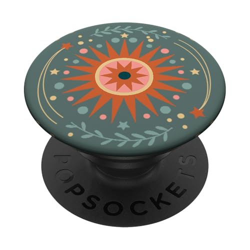 Sonne Himmlischer Boho Bohemian PopSockets mit austauschbarem PopGrip von LiveHappy