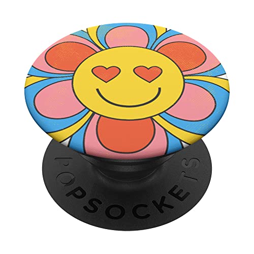 Vintage 60er 70er Jahre Smile Face Flower PopSockets mit austauschbarem PopGrip Vintage 60er 70er Jahre Smile Face Flower PopSockets mit austauschbarem PopGrip von LiveHappy