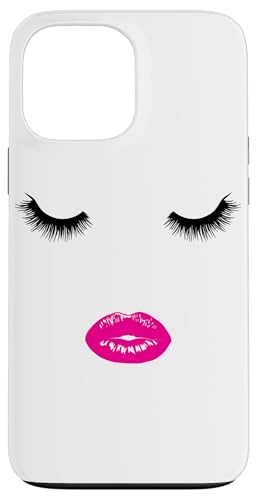 Wimpern Lippen weibliche Maskenbildnerin Gesicht Hülle für iPhone 13 Pro Max Wimpern Lippen weibliche Maskenbildnerin Gesicht Hülle für iPhone 13 Pro Max von LiveHappy