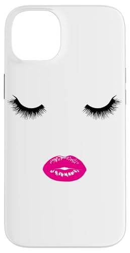Wimpern Lippen weibliche Maskenbildnerin Gesicht Hülle für iPhone 14 Plus Wimpern Lippen weibliche Maskenbildnerin Gesicht Hülle für iPhone 14 Plus von LiveHappy