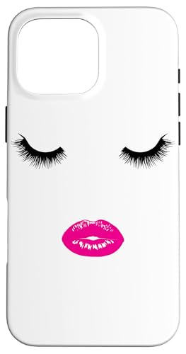 Wimpern Lippen weibliche Maskenbildnerin Gesicht Hülle für iPhone 16 Pro Max Wimpern Lippen weibliche Maskenbildnerin Gesicht Hülle für iPhone 16 Pro Max von LiveHappy