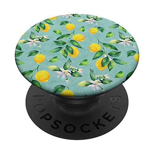 Zitrusfrüchte, Zitronen, Gardencore Farmcore Pattern PopSockets mit austauschbarem PopGrip Zitrusfrüchte, Zitronen, Gardencore Farmcore Pattern PopSockets mit austauschbarem PopGrip von LiveHappy