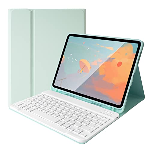 Lively Life Bluetooth-Tastatur für iPad Air 5. Generation 2022/ 4. Gene 2020 10,9 Zoll/iPad Pro 11 Zoll 2022/2021/2020/2018, mit abnehmbarer Schutzhülle - Italienisches Layout - Rosa von Lively Life