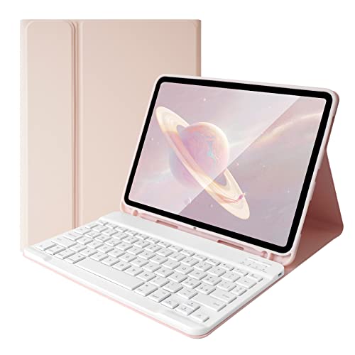 Lively Life Kabellose Tastatur Hülle für 10.9" iPad Air 2020 (4th Gen)- QWERTY- Italienisches Layout, Rosa von Lively Life