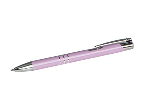 10 Kugelschreiber aus Metall / Farbe: pastell lila von Livepac Office