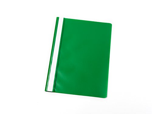 25 Schnellhefter DIN A5 / PP / Farbe: grün von Livepac-Office