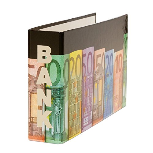 3x Bankordner / 140x250mm / für Kontoauszüge / Motiv: "Banknoten" von Livepac Office