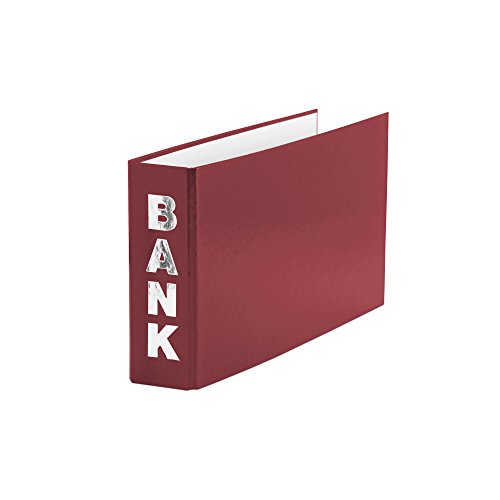 5 Bankordner / 140x250mm / für Kontoauszüge / Farbe: rot von Livepac-Office