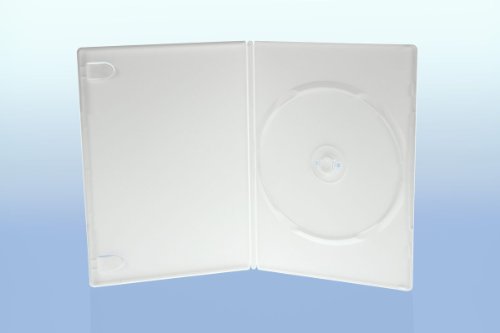 8 DVD Hüllen slimline/Farbe: weiß/DVD Box für 1 Disc von Livepac-Office