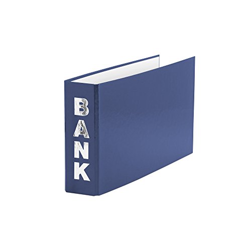 Bankordner / 140x250mm / für Kontoauszüge / Farbe: blau von Livepac-Office