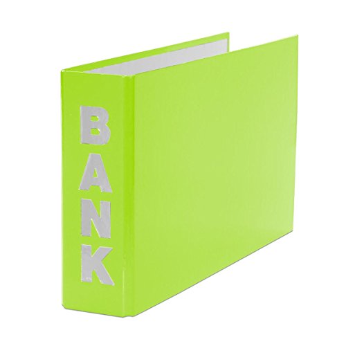 Bankordner / 140x250mm / für Kontoauszüge / Farbe: hellgrün von Livepac Office