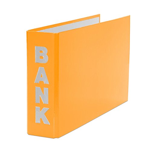Bankordner / 140x250mm / für Kontoauszüge / Farbe: orange von Livepac Office