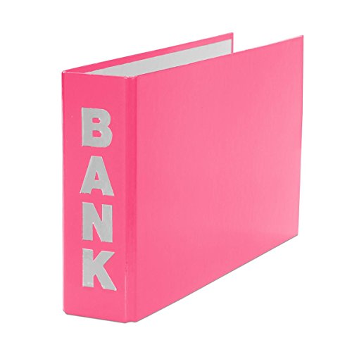 Bankordner / 140x250mm / für Kontoauszüge / Farbe: pink von Livepac Office